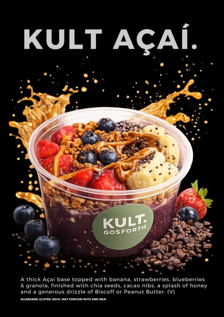 Kult Acai bowl poster
