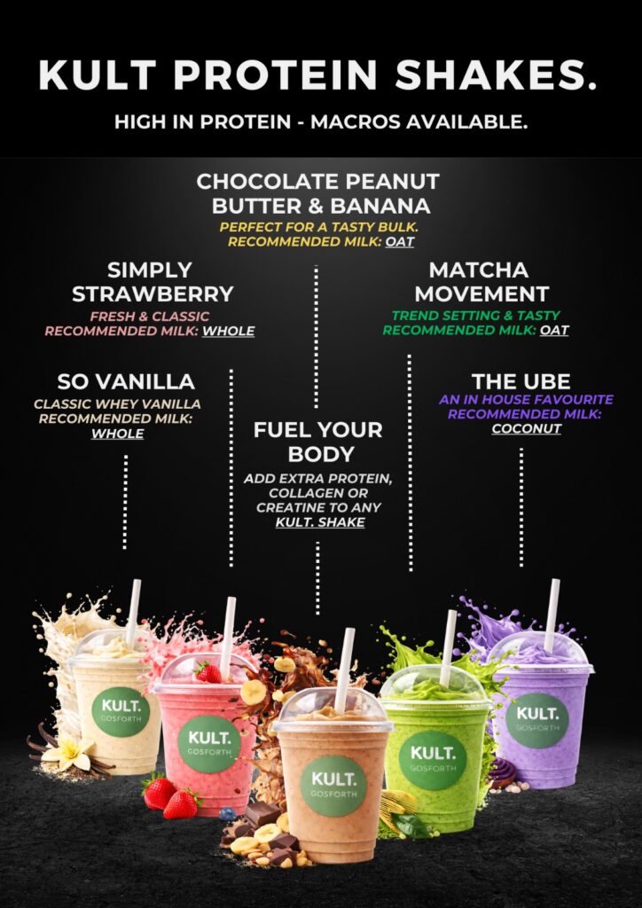 Kult Protein shakes poster